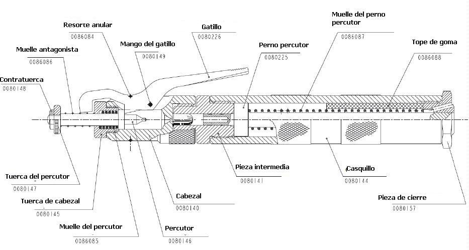 SACRIFICIAL GUN HEAD NUT 1